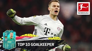 Top 10 Goalkeepers  Neuer Bürki Gulacsi amp More  EA SPORTS FIFA 20 [upl. by Airat852]