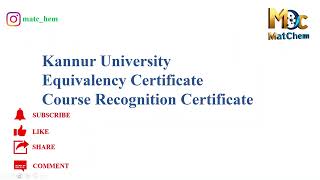 genuinenesscertificate equivalencycertificate kannuruniversity LBSSET KTET kpsc [upl. by Atiuqal705]