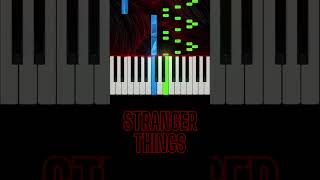 Stranger Things Piano Tutorial strangerthings [upl. by Katz867]