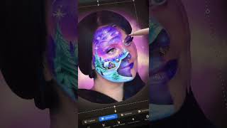 DIY Profilbild Tutorial mit Procreate fy procreate tutorial profilbild makeup procreateart [upl. by Yerhcaz]