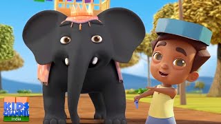 Hathi Raja हाथी राजा Hindi Rhyme for Children [upl. by Armillia]