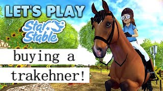 Buying the Trakehner on Star Stable [upl. by Adlay]