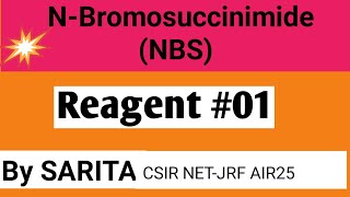 NBS  NBromosuccinimide Reagent with mechanism  Brominating Reagent  Radical allylic Substitution [upl. by Nomar]