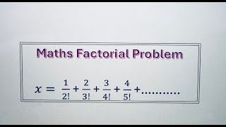 A very interesting question on Factorial cbsemaths maths MathsOlympiad mathsimplification [upl. by Bourke592]