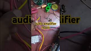 audio amplifier repairShorts [upl. by Anilra]