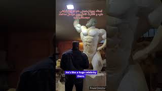 Insane Statue of Hadi Choopan [upl. by Ahsoyem158]