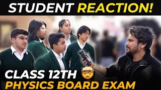 Class 12th Physics Board Exam🔥 Student Reaction  Exam Review 202324 [upl. by Augusto]