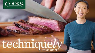 The Best Way To Cook Steak  Techniquely with Lan Lam [upl. by Moselle]