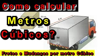 Como calcular fretes por metro cúbico Como fazer um cálculo de metros Cúbicos [upl. by Uht]