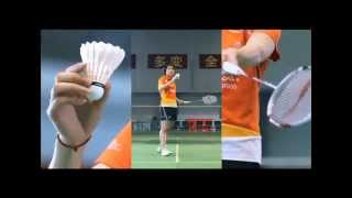 Wang Xin demonstrates the forehand serve and shares how it is a quotwrist artquot [upl. by Ellehc]