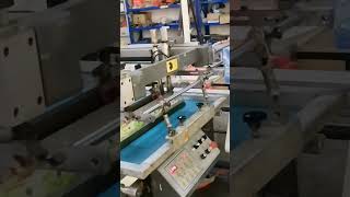 Fully automatic flat screen printing machine [upl. by Damara]