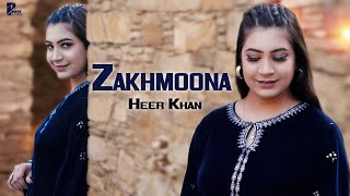 Heer Khan Pashto New Tappy Song 2024  Zakhmoona Tappy  Heer Official Music Video  Pashto Studio [upl. by Terag]