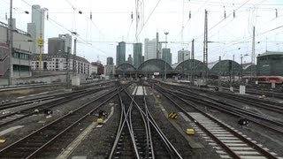 Führerstandsmitfahrt von Mainz Hbf nach Frankfurt Hbf  BR 143  DB Deutsche Bundesbahn Nr 14 [upl. by Alyahsal]