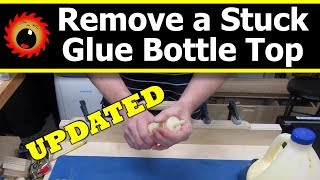 UPDATED Removing a Stuck Glue Bottle Top [upl. by Collar]