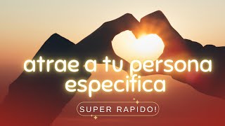 Dedica solo 5 minutos y TU PERSONA ESPECIFICA llegará MUY PRONTO❣️ [upl. by Bornstein]