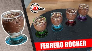 FACON FERRERO ROCHER VERRINE SUCREE  TRES CROUSTILLANTE FACILE [upl. by Venola]