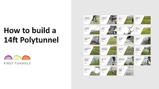 How to Construct a Polytunnel 14ft  Complete Guide [upl. by Ardnassac]