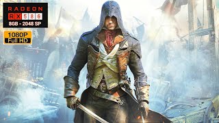 Assassins Creed Unity  Athlon 3000g  RX 580 8gb 2048sp benchmarks [upl. by Parsifal]