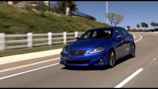 All new Lexus IS350 F Sport 2011 Driving [upl. by Dian703]