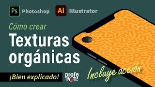 Cómo crear texturas orgánicas en Illustrator [upl. by Kisung441]