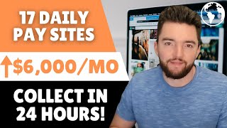 17 Websites That Pay You Money DAILY WITHIN 24 HOURS [upl. by Damicke]