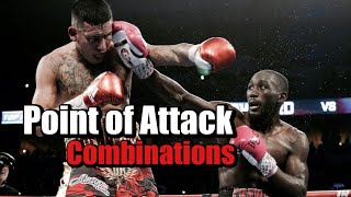 Crawford vs Benavidez  Point of Attack  Combinations [upl. by Asira]