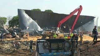 Visiting the site of a fertilizer plant blast in Texas [upl. by Tilden242]