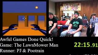 The LawnMower Man Speed Run 3315 Part 2 AGDQ 2012 [upl. by Nedyrb288]