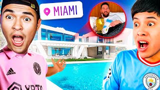 VIAJE con EDSON FDB a la CASA DE MESSI en MIAMI PARA CONCERLO en PERSONA 😱 NO LO PUEDO CREER [upl. by Atinra964]