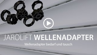 Wellenadapter für Rohrmotoren – Übersicht  JAROLIFT [upl. by Ainek]