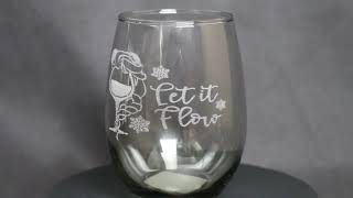 205oz Stemless Smoked Wine Glasses [upl. by Yereffej]