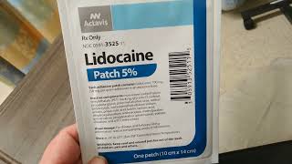 MW Actavis 5 Lidocaine Patch That I Received in the Overflow Area of the Emergency Department at St [upl. by Norac]