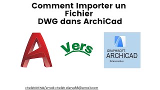 TUTO ArchiCad 19PARTIE 1 Importer un fichier AutoCad dans ArchiCad [upl. by Hendrickson99]