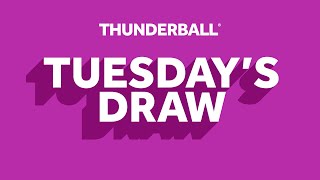 The National Lottery Thunderball draw results from Tuesday 02 January 2024 [upl. by Robinia]