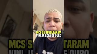 Mcs que se revoltaram com Vini Jr na bola de ouro😱 vinijr trapbr mcpoze funkbrasil [upl. by Wendalyn]