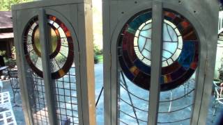 Handmade Windows  Tiny House Stained Glass [upl. by Eelarak]