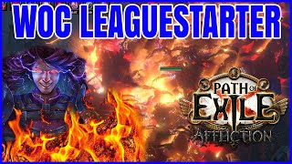 POE 323 WOC IGNITE ELEMENTALIST League starter Buildguide Path of Exile 323 Affliction [upl. by Awahsoj]