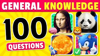 🧠 How Good is Your General Knowledge Take This 100Question Quiz To Find Out ✅ [upl. by Nevet277]