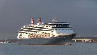 FRED OLSEN DOUBLE DELIGHT CRUISE SHIPS ARRIVAL SOUTHAMPTON ON 170424 [upl. by Zerdna]