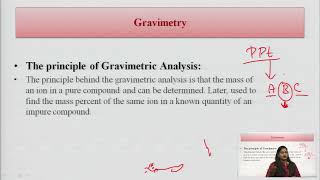 Gravimetry Principles and Steps Involved in Gravimetric Analysis [upl. by Htrow]