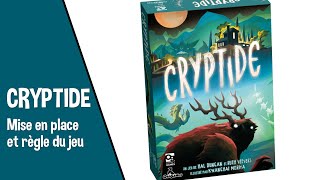 ❓🎲 Comment Y JOUER  CRYPTIDE  Mise en place et règle du jeu [upl. by Desi677]