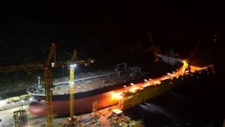 Suezmax  158000dwt COT LOADOUT 원유운반선  TIMELAPSE [upl. by Slosberg]