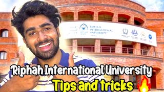 How to get admission at Riphah International University  University Admission GuideTips and Tricks [upl. by Aicileb593]