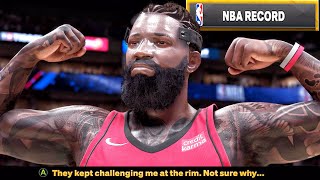 NBA 2K24 My Career  BREAKING BLOCK RECORD 3Level Threat Center [upl. by Schnapp751]