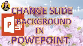 How to change Slide Background in Powerpoint in Hindi  powerpoint me Background change kaise kare [upl. by Besnard390]