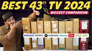 Best 43 Inch 4K TV 2024  Biggest Smart TV Comparison [upl. by Micco]