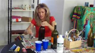 How to Paint Wine Bottles [upl. by Cyndia581]