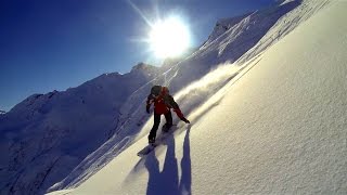 GoPro  Hors Piste Poudre Flaine Balacha 2014  Grand Massif [upl. by Ahtiek]