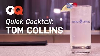 How to Make the Perfect Tom Collins – Quick Cocktail – America’s Bartender – GQ Magazine [upl. by Aynek]