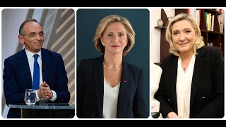 Zemmour Pécresse Le Pen  les dernières tendances dans les sondages à droite [upl. by Norrek440]